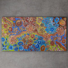 Load image into Gallery viewer, &quot;Bush Flowers&quot; Bernadine Johnson Kemarre 141cm x 75cm
