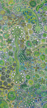 Load image into Gallery viewer, &quot;Bush Flowers&quot; Bernadine Johnson Kemarre 205cm x 90cm
