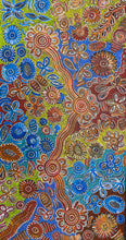 Load image into Gallery viewer, &quot;Bush Flowers&quot; Bernadine Johnson Kemarre 141cm x 75cm
