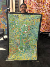 Load image into Gallery viewer, &quot;Bush Flowers&quot; Bernadine Johnson Kemarre 141cm x 89cm
