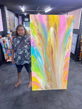 Load image into Gallery viewer, &quot;Pantu (Salt Lake)&quot; Janice Stanley 91cm x 183cm (Adl only)
