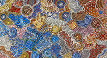 Load image into Gallery viewer, &quot;My Country (Utopia)&quot; Janet Golder Kngwarreye 142cm x 79cm
