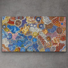 Load image into Gallery viewer, &quot;My Country (Utopia)&quot; Janet Golder Kngwarreye 142cm x 79cm
