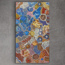 Load image into Gallery viewer, &quot;My Country (Utopia)&quot; Janet Golder Kngwarreye 142cm x 79cm
