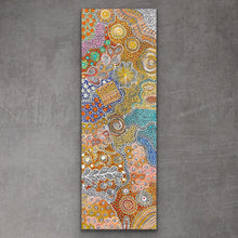 Load image into Gallery viewer, &quot;My Country (Utopia)&quot; Janet Golder Kngwarreye 41cm x 121cm
