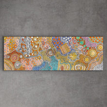 Load image into Gallery viewer, &quot;My Country (Utopia)&quot; Janet Golder Kngwarreye 41cm x 121cm
