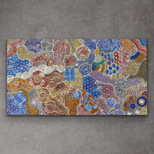 Load image into Gallery viewer, &quot;My Country (Utopia)&quot; Janet Golder Kngwarreye 79cm x 142cm
