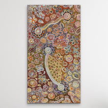 Load image into Gallery viewer, &quot;Bush Flowers&quot; Bernadine Johnson Kemarre 140cm x 76cm
