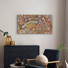 Load image into Gallery viewer, &quot;Bush Flowers&quot; Bernadine Johnson Kemarre 140cm x 76cm
