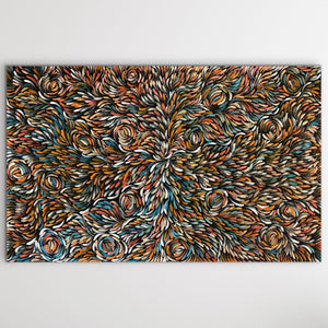 "Bush Medicine Leaves" Rayleen Pula Price 152cm x 95cm