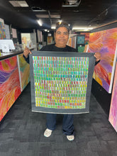 Load image into Gallery viewer, &quot;Bush Medicine Leaves&quot; Bernadine Johnson Kemarre 60cm x 60cm
