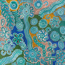 Load image into Gallery viewer, &quot;Bush Flowers&quot; Bernadine Johnson Kemarre 60cm x 60cm
