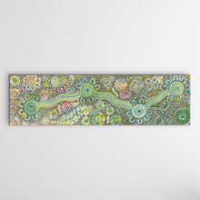 Load image into Gallery viewer, &quot;Bush Flowers&quot; Bernadine Johnson Kemarre 113cm x 32cm
