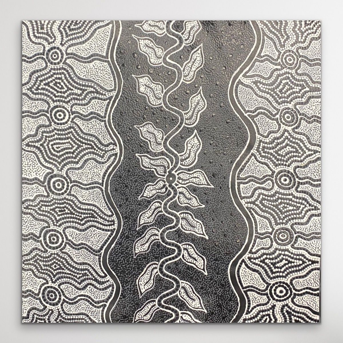 "Snake Vine Dreaming" Vivienne Nakamarra Kelly 59cm x 61cm