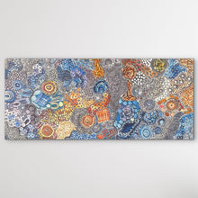Load image into Gallery viewer, &quot;My Country (Utopia)&quot; Janet Golder Kngwarreye 201cm x 88cm
