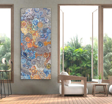 Load image into Gallery viewer, &quot;My Country (Utopia)&quot; Janet Golder Kngwarreye 201cm x 88cm
