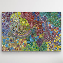 Load image into Gallery viewer, &quot;Bush Flowers&quot; Bernadine Johnson Kemarre 180cm x 121cm
