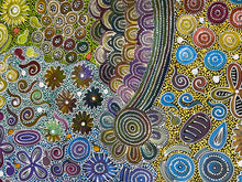 Load image into Gallery viewer, &quot;Bush Flowers&quot; Bernadine Johnson Kemarre 180cm x 121cm
