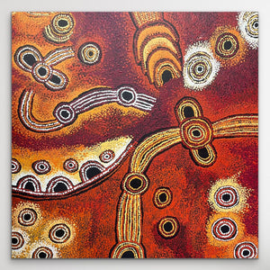 "Minyma Malila-nya" Teresa Baker Tunkin 91cm x 91cm