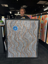 Load image into Gallery viewer, &quot;Seven Sisters Dreaming&quot; Justinna Napaljarri Sims 127cm x 99cm
