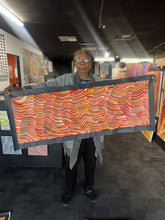 Load image into Gallery viewer, &quot;Sand Dunes (Tali)&quot; Maureen Nampijinpa Hudson 120cm x 40cm
