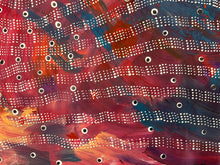 Load image into Gallery viewer, &quot;Fire Dreaming&quot; Maureen Nampijinpa Hudson 120cm x 88cm
