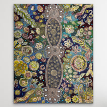 Load image into Gallery viewer, &quot;Bush Flowers&quot; Bernadine Johnson Kemarre 119cm x 95cm

