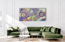 Load image into Gallery viewer, &quot;Ladie Getting Bush Yalka&quot; (Desert Mungua) Molly Nambitjimba Peterson 174cm x 86cm
