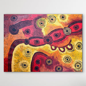 "Minyma Malilu" Teresa Baker Tunkin 119cm x 89cm