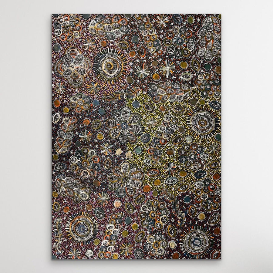 "My Country" original Aboriginal painting by Belinda Golder Kngwarreye, 140cm x 97cm - authentic Indigenous Australian artwork