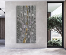 Load image into Gallery viewer, &quot;My Country&quot; Delvine Pitjara 212cm x 105cm
