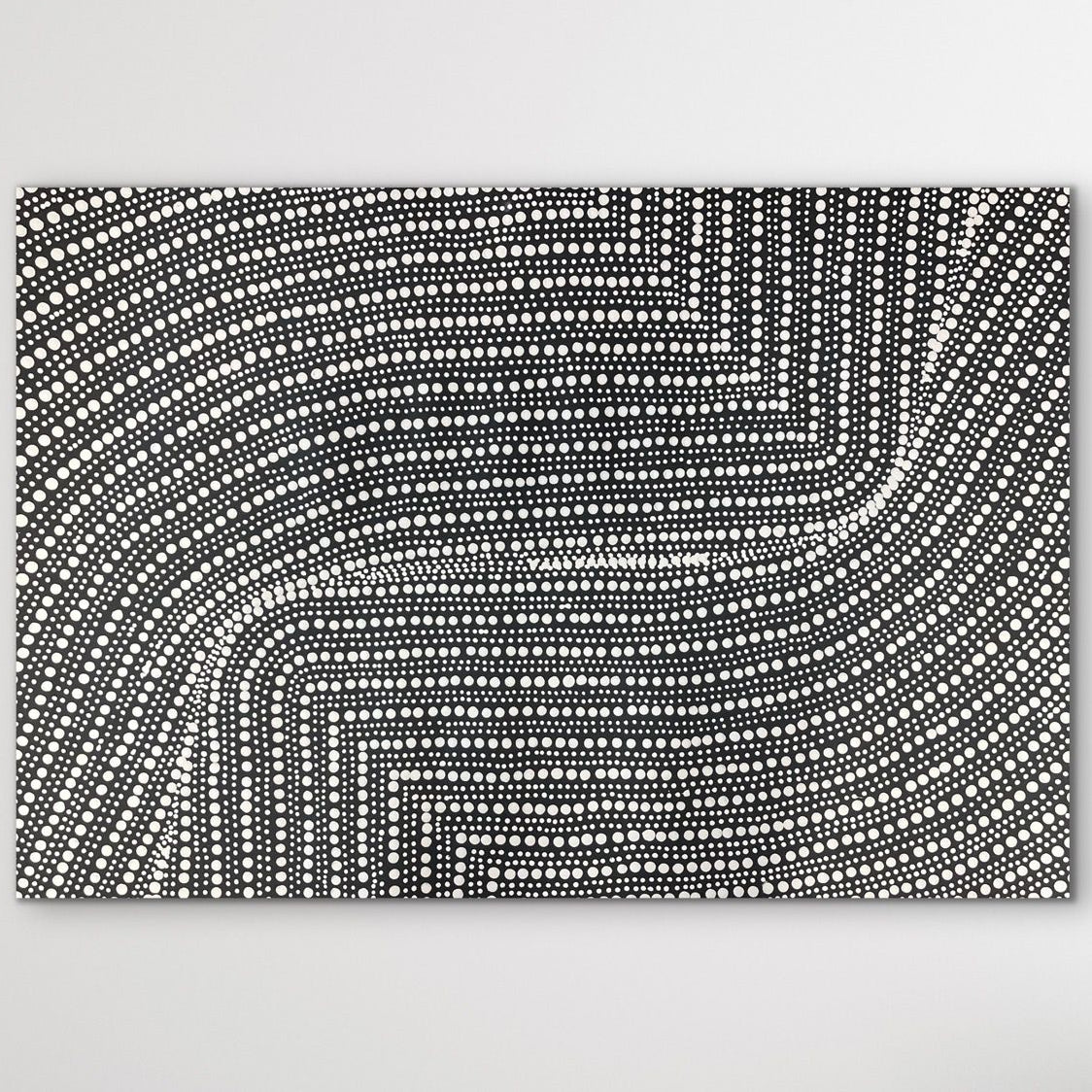 "Bush Onion" original Aboriginal painting by Tansy Martin, 90cm x 60cm - authentic Indigenous Australian artwork
