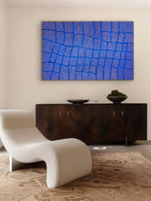 Load image into Gallery viewer, "Tingari" by Thomas Tjapaltjarri - alternate view, original Aboriginal painting, 147cm x 94cm
