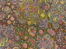 Load image into Gallery viewer, Rochelle Bird Mbitjana with original painting "My Country" - Aboriginal artist
