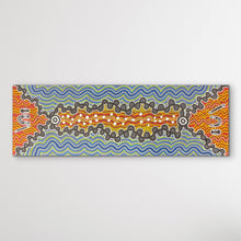 Load image into Gallery viewer, "Mina Mina Country" Vivienne Nakamarra Kelly 121cm x 40cm
