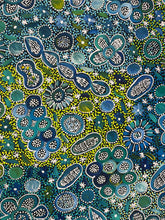 Load image into Gallery viewer, "My Country" by Rochelle Bird Mbitjana - view 7, 199cm x 105cm - Aboriginal art
