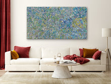 Load image into Gallery viewer, "My Country" by Rochelle Bird Mbitjana - view 9, 199cm x 105cm - Aboriginal art
