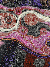 Load image into Gallery viewer, Carolanne Ken with original painting "Minyma Malilu" - Aboriginal artist
