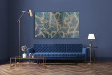 Load image into Gallery viewer, "Bush Plum" by Roseanne Morton Petyarre - alternate view, original Aboriginal painting, 199cm x 116cm
