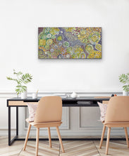 Load image into Gallery viewer, "Bush Yam Dreaming" Janet Golder Kngwarreye 59cm x 119cm
