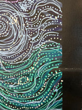 Load image into Gallery viewer, Carolanne Ken with original painting "Minyma Malilu" - Aboriginal artist
