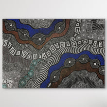 Load image into Gallery viewer, "My Country" original Aboriginal painting by Rayleen Pula Price, 141cm x 97cm - authentic Indigenous Australian artwork
