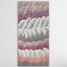 Load image into Gallery viewer, "Sand Dunes (Tali)" original Aboriginal painting by Maureen Nampijinpa Hudson, 143cm x 71cm - authentic Indigenous Australian artwork
