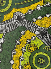 Load image into Gallery viewer, "Minma Malilu" by Clarise Tunkin - gallery view, authentic Indigenous Australian art, 198cm x 115cm
