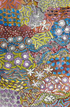 Load image into Gallery viewer, "Awelye" Aboriginal art by Karen Bird Ngale - close-up detail, 145cm x 95cm
