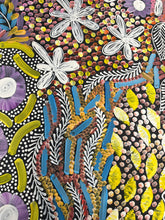 Load image into Gallery viewer, "Awelye" by Karen Bird Ngale - gallery view, authentic Indigenous Australian art, 145cm x 95cm
