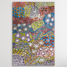 Load image into Gallery viewer, "Awelye" by Karen Bird Ngale - detail view of Aboriginal painting, 145cm x 95cm
