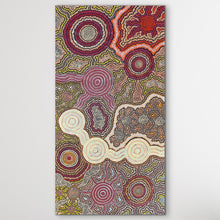 Load image into Gallery viewer, "My Country" by Farron Furber Jampitjinpa - detail view of Aboriginal painting, 177cm x 92cm
