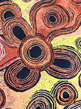 Load image into Gallery viewer, "Minyma Malilu" Aboriginal art by Teresa Baker - close-up detail, 95cm x 91cm
