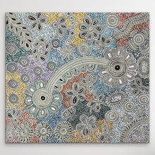 Load image into Gallery viewer, "Bush Flowers" Bernadine Johnson Kemarre 80cm x 72cm
